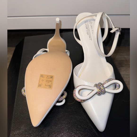 Call It Spring White Heels - Picture 3 of 4